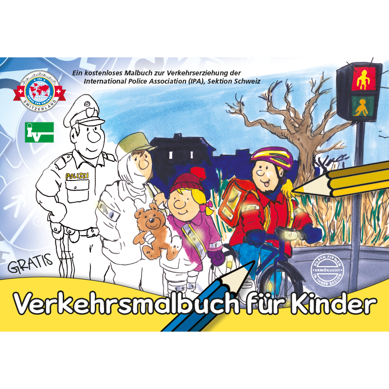 IPA Schweiz Verkehrsmalbuch für Kinder